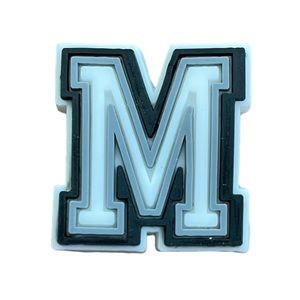 Letter M Croc Charm